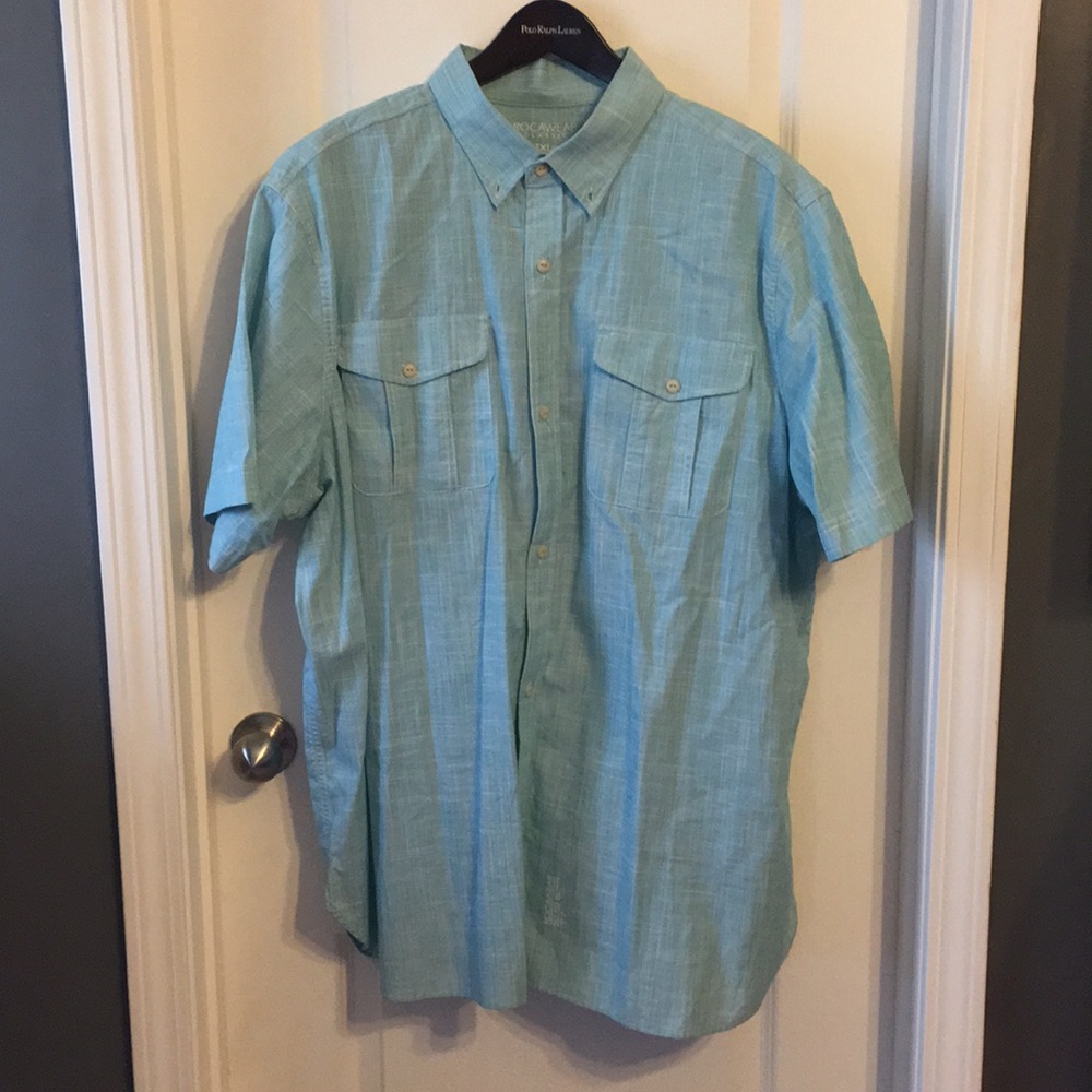 Men’s button down casual shirt Rockawear classic